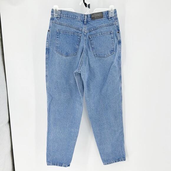 Vintage Gitano mom high waisted tapered leg light wash casual size 12 petite - Picture 2 of 8